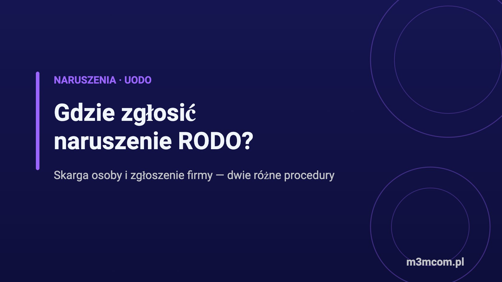 Gdzie można zgłosić naruszenie RODO – skarga i zgłoszenie do UODO