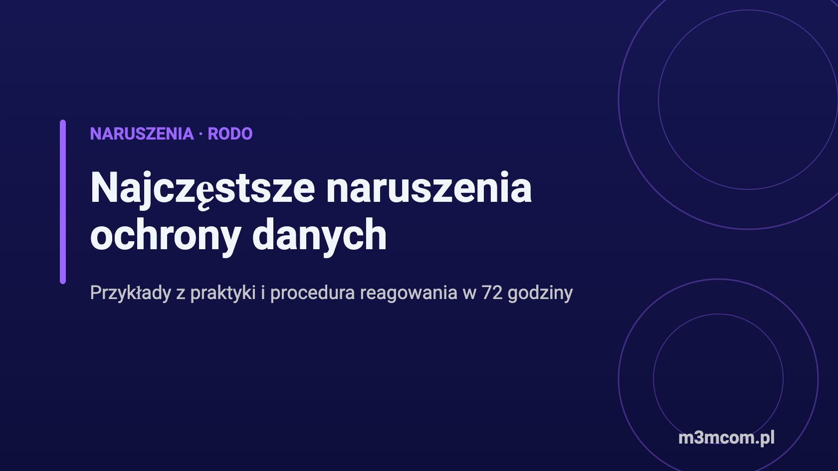Najczęstsze naruszenia ochrony danych osobowych – przykłady